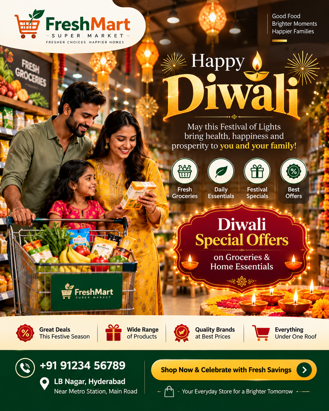 Supermarket Diwali Campaign